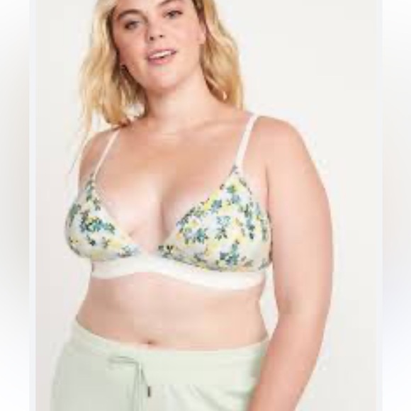 Old navy Supima Cotton Blend Triangle Bralette XL - Picture 1 of 12
